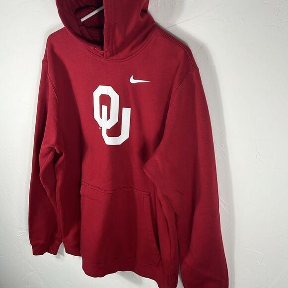 🏈 Vintage OKLAHOMA SOONERS Nike Pullover Hoodie Sweatshirt Men Sz XL - PERFECT - Picture 4 of 10